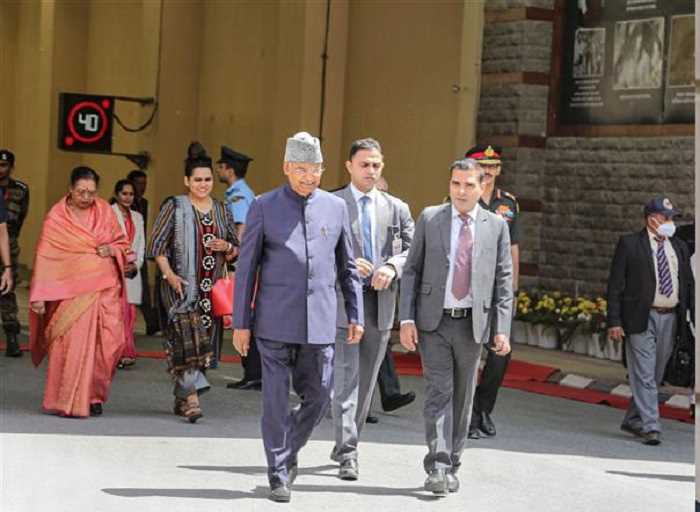 राष्ट्रपति राष्ट्रपति रामनाथ कोविंद ने किया अटल सुरंग रोहतांग का दौरा